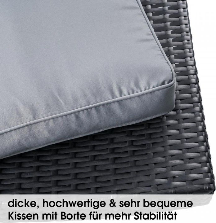 Produktbild Brast Sofa Essgruppen-Kombi "Hacienda" Schwarz
