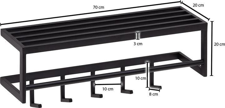 Produktbild FineBuy Wandgarderobe