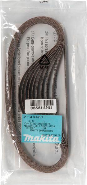 Immagine prodotto Makita Nastro abrasivo 9mm K120 10pz (120)