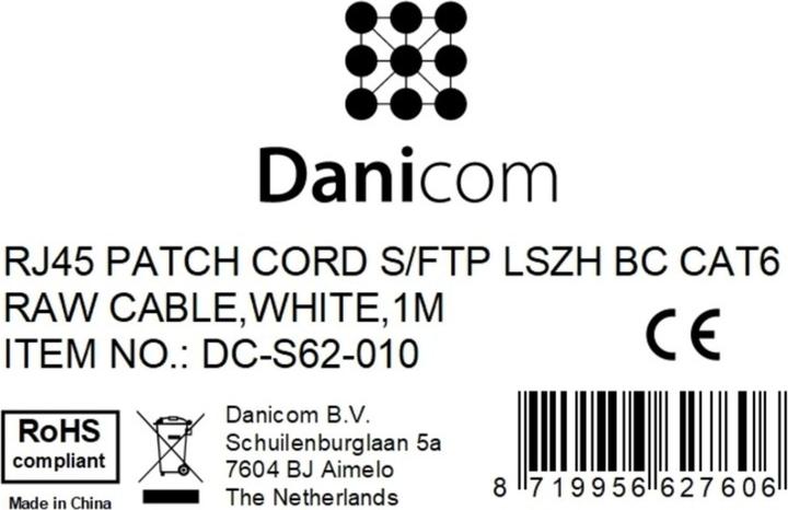 Produktbild Dsit CAT 6 Netzwerkkabel LSOH (CAT6, 1 m)