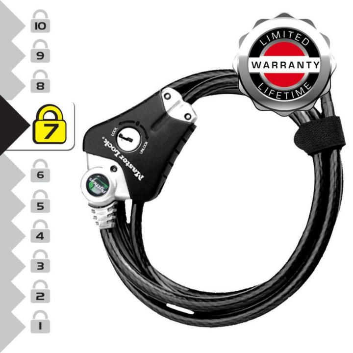 Productafbeelding Master Lock Python Lock 8428 Kabelslot 10 mm x 1.800 mm (180 cm)