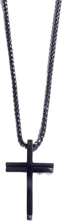 Marc Malone - Timelessack steel necklace Cross MCGN5048B (Stahl)