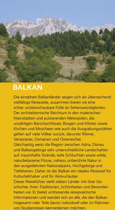Nährwerte und Zutaten Reiseführer Balkan (Deutsch, Shkëlzen Alite, Martin Bock, Birgitta Gabriela Hannover Moser, Frank Dietze, Matthias Koeffler, 2023)
