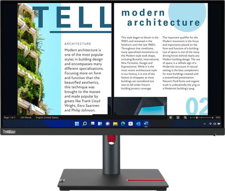 Produktbild Lenovo P24h-30 (2560 x 1440 Pixel, 23.80")