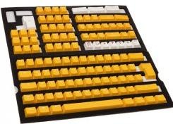 Actual product image Ducky PBT Double-Shot Keycap Set Yellow