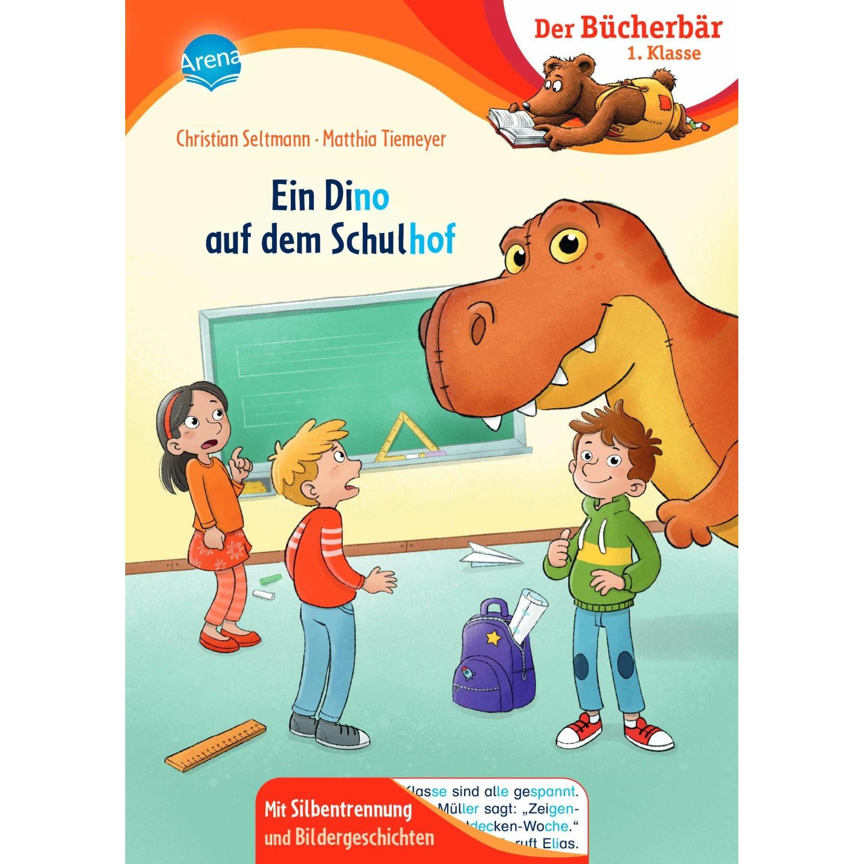 Ein Dino auf dem Schulhof, Kinderbücher von Christian Seltmann, Matthia Tiemeyer