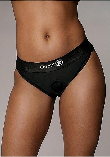 Ouch! Vibrating Strap-on Hipster - M/L