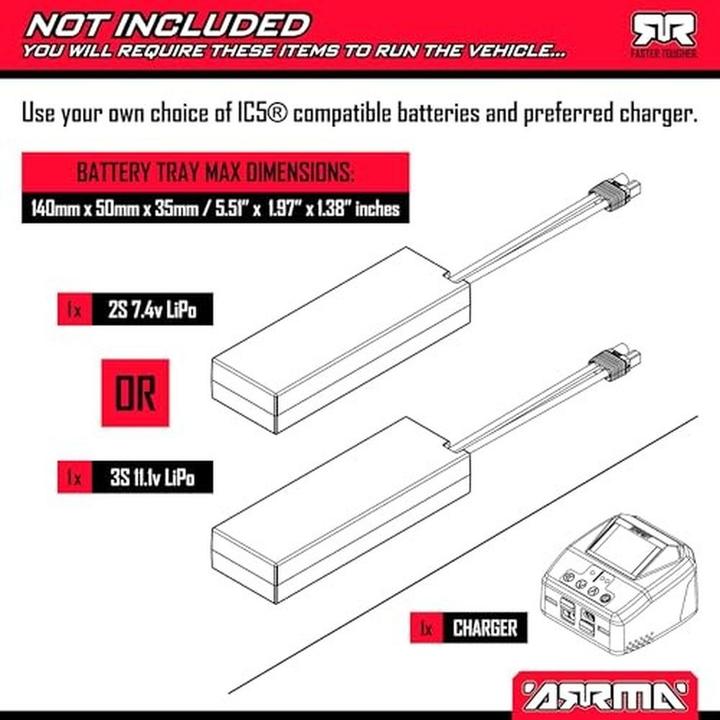 Produktbild Arrma Stadium Truck SCT Vorteks 223S DSC 1:10 RTR