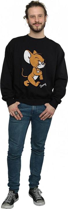 Actual product image Tom & Jerry Mens Angry Mouse Cotton Sweatshirt (XXL)