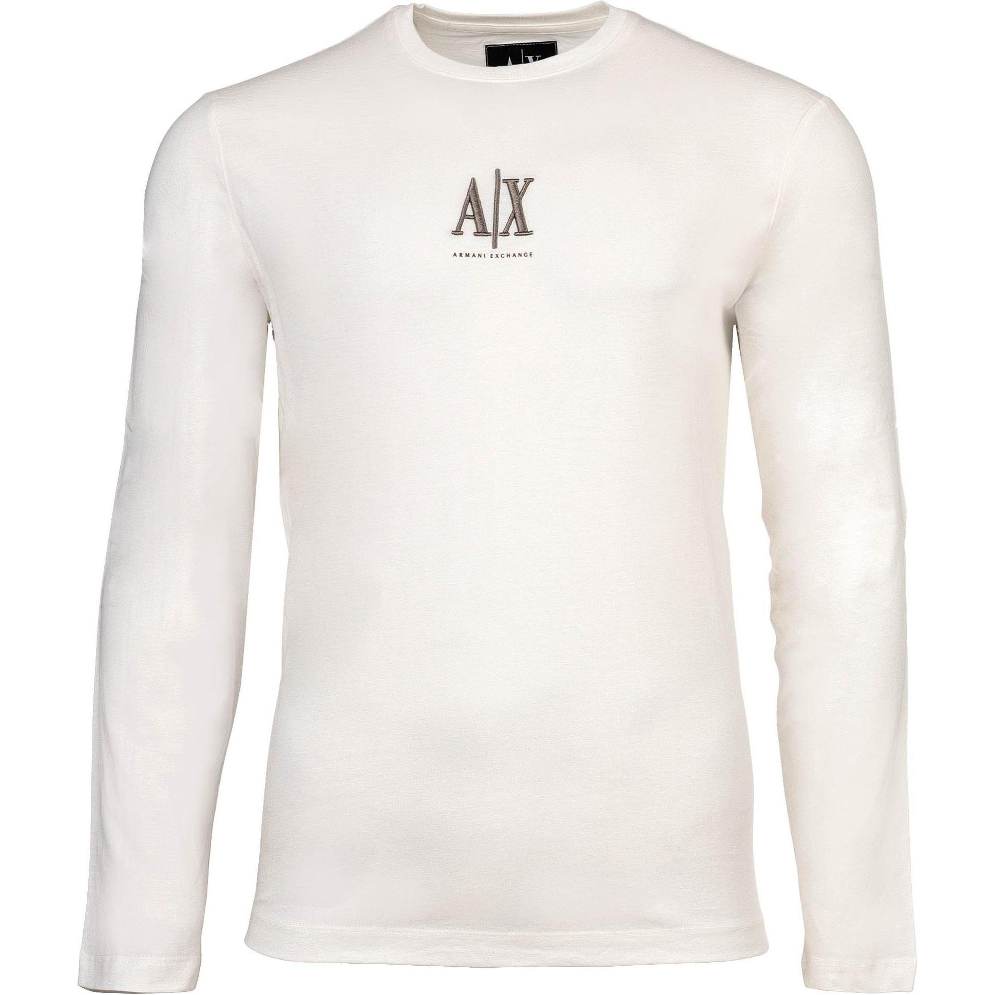 Armani Exchange, Herren, Shirts, T-Shirt, Weiss, (S)