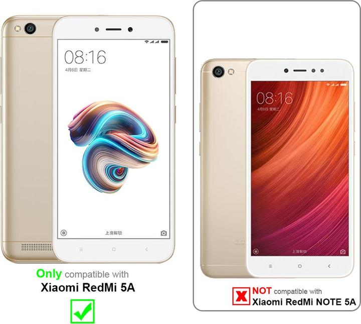 Actual product image Cadorabo Book Invisible Magnet Cover (Xiaomi Redmi 5A)