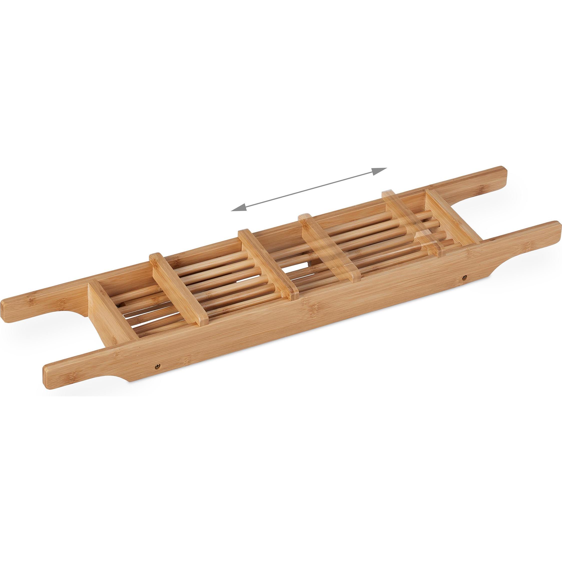 Relaxdays, Badaufbewahrung, Badewannenablage