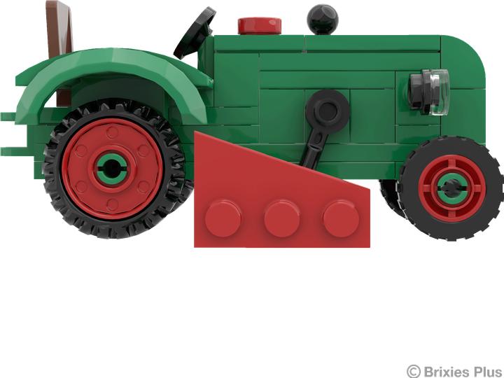 Produktbild Brixies PLUS Bausatz Fendt Dieselross F28 (mit Mähbalken) Classic Club Collection