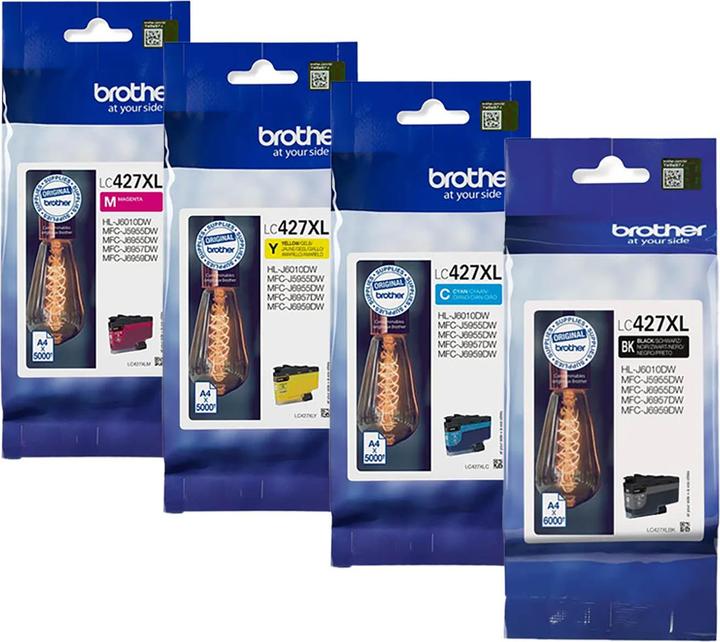 Image du produit Brother Original LC427XL SET Multipack / Set mit allen vier Farben (C, CF, M, Y)