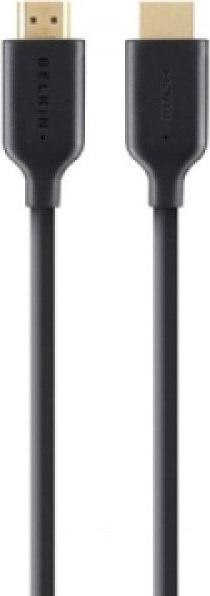 Actual product image Belkin High Speed HDMI 2m HDMI Cable HDMI Type A (Standard) Black (2 m, HDMI)