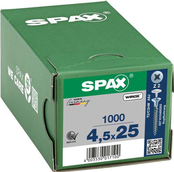 Productafbeelding Spax Spaanplaatschroeven (1000 Schroeven per stuk)