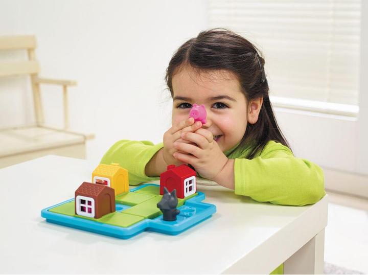Immagine prodotto Smart Games Puzzle game Three Little Piggies - Deluxe (Inglese, Tedesco, Francese, Italiano, Spagnolo)