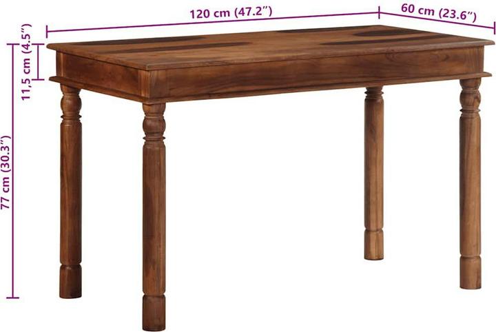 Produktbild vidaXL Esstisch (120 x 60 x 77 cm)