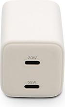 Actual product image LMP USB-C GaN Dual Power Adapter 65W,QC 3.0 (65 W, 2 ports)