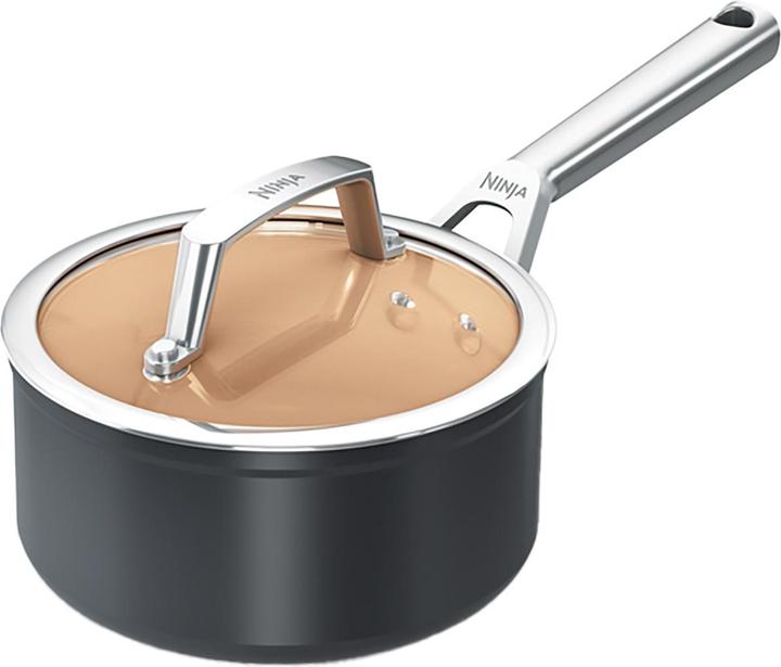 Actual product image Ninja CW93000EN Premium ceramic pot set (Pan set + pot set, Aluminium, 16 x 16.90 cm)