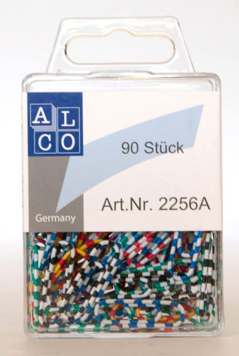 Actual product image Magni Letter clips 26mm zebra 90 pieces in hanging box (90 x)