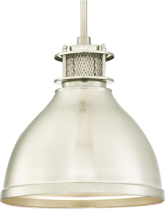 Westinghouse Pendelleuchte Vintage Industrial Nickel mit 1 Lampe (E27)