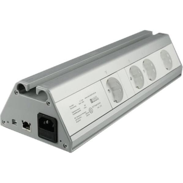 Anel NET-PWRCTRL -IO- POWER - 8 unabhängig über Internet/Ethernet gesteuerte Steckdosen, 4.6KW (8x, 1.80 m) (10 05 00)