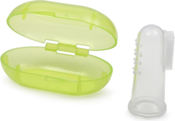 Actual product image Moni Baby silicone toothbrush with box (1 x)