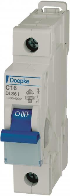 Actual product image Doepke GmbH Miniature circuit breaker DLS 6I C16-1 10 kA