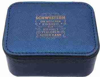 Immagine prodotto Schmuckbox Blau Schwester