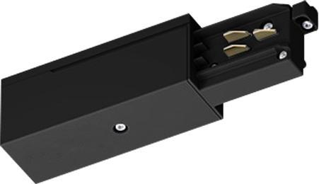 LTS Licht&Leuchten Endeinspeisung ST-A F/PE-L/9002 SW sw PE Links Aufbau Stromschienen Elektrisches