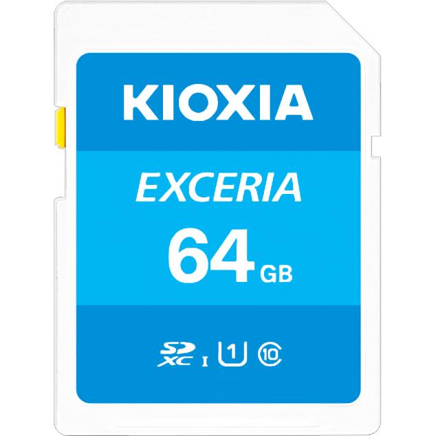 Kioxia 64Gb, Class 10 / UHS-1 U1  SD 64G, Scheda di memoria
