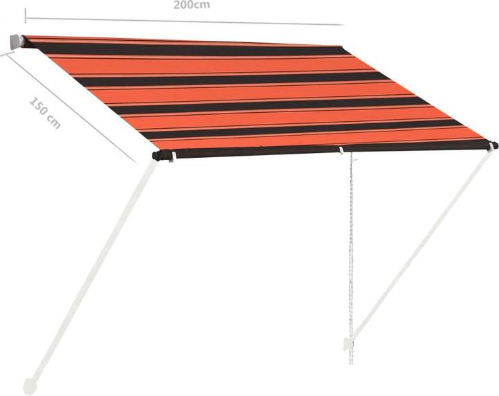 Produktbild vidaXL Seitenmarkise (2 m)