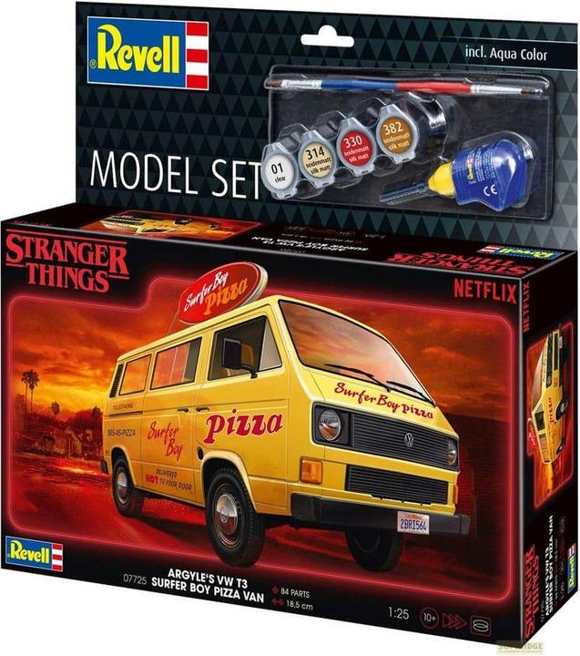 Produktbild Revell Model Set Stranger Things VW T3 Bus Surfer Boy
