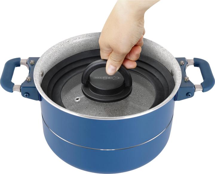 Immagine prodotto Brunner Carezza Magnetogrip (22 cm, Set di pentole e padelle da cucina, Alluminio)