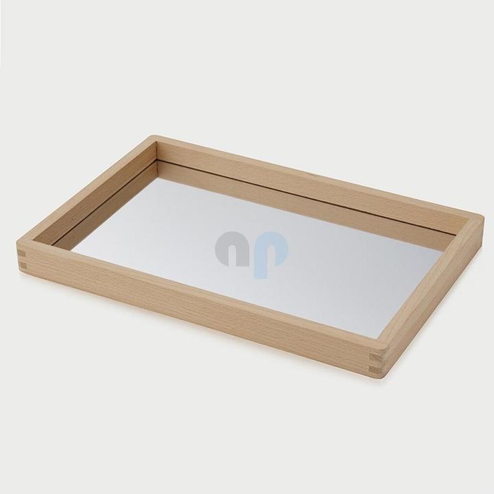 TickiT Small Wooden Mirror Tray