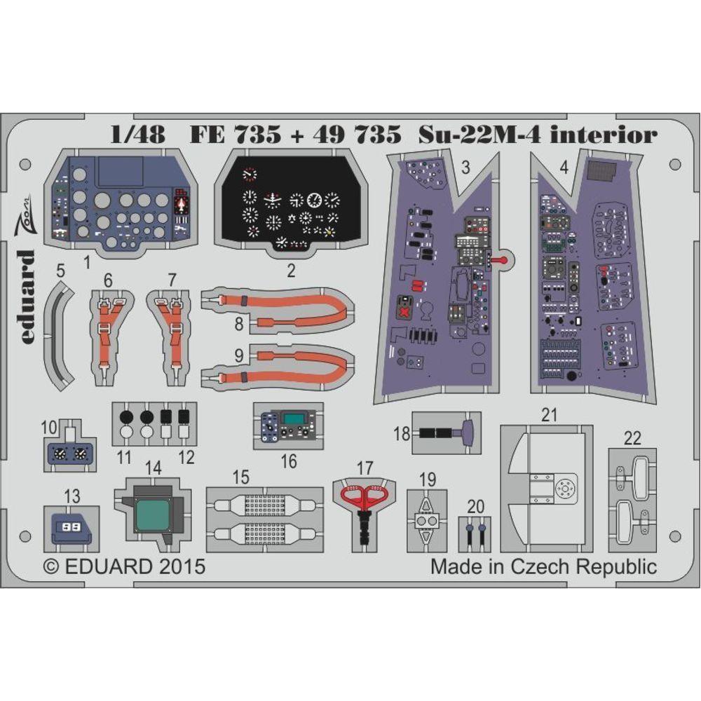 Eduard Su-22M-4 interior for Smer