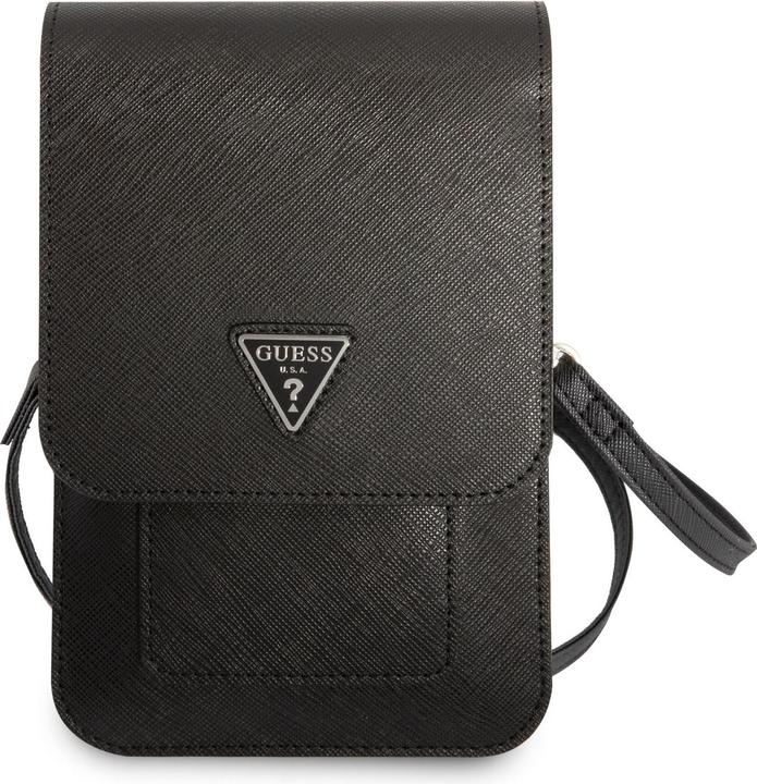 Actual product image Guess Torebka GUWBSATMBK czarny/black Saffiano Triangle