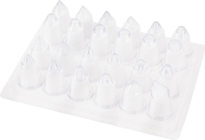 Actual product image Lacor assorted acrylic sockets 24 pieces (Nozzle)