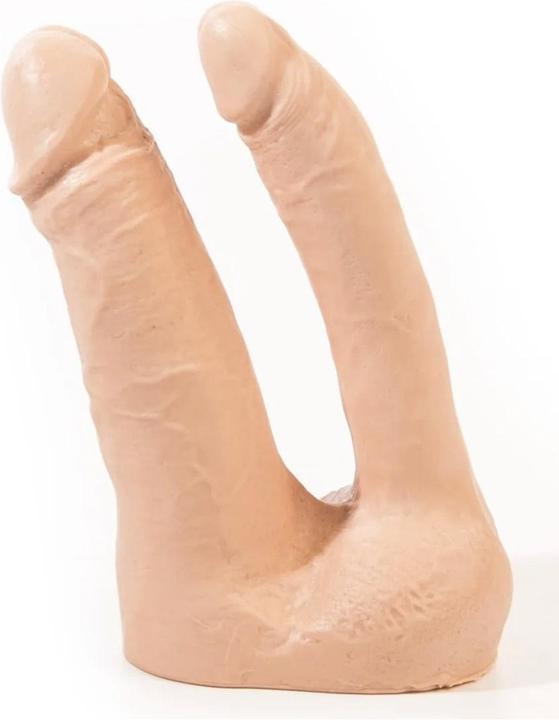 Actual product image Pink Room ARTHUS REALISTIC DOUBLE DILDO FLESH 17CM/15.5CM