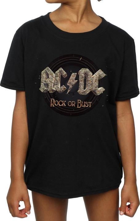 Produktbild AC/DC Mädchen Rock Or Bust TShirt aus Baumwolle (140, 146)