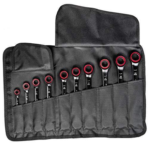 Produktbild Bosch Professional 10 teiliges Set Schraubenschlüssel (8 mm, 10 mm, 12 mm, 13 mm, 14 mm, 15 mm, 16 mm, 17 mm, 18 mm, 19 mm)