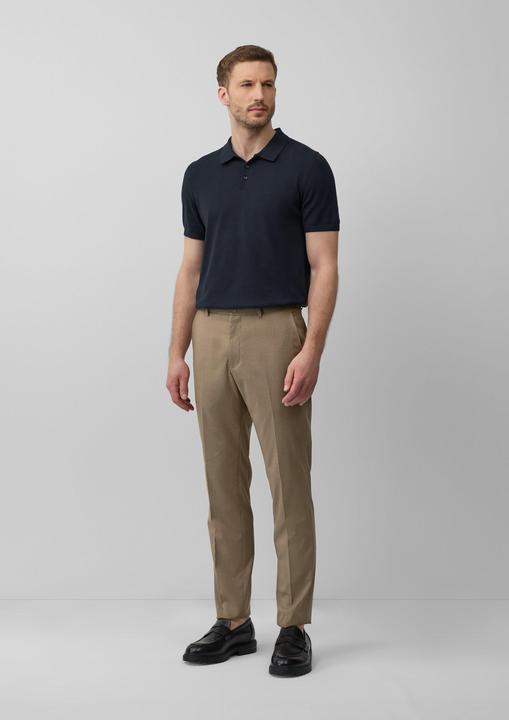 Produktbild S.Oliver Hose s.O PURE: Feine Anzughose aus melierter Stretch-Ware (25)