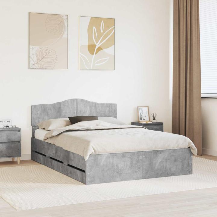 Produktbild vidaXL Modernes Bett (140 x 190 cm)