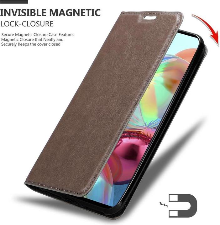 Actual product image Cadorabo Book Invisible Magnet Cover (Samsung Galaxy A71 5G)