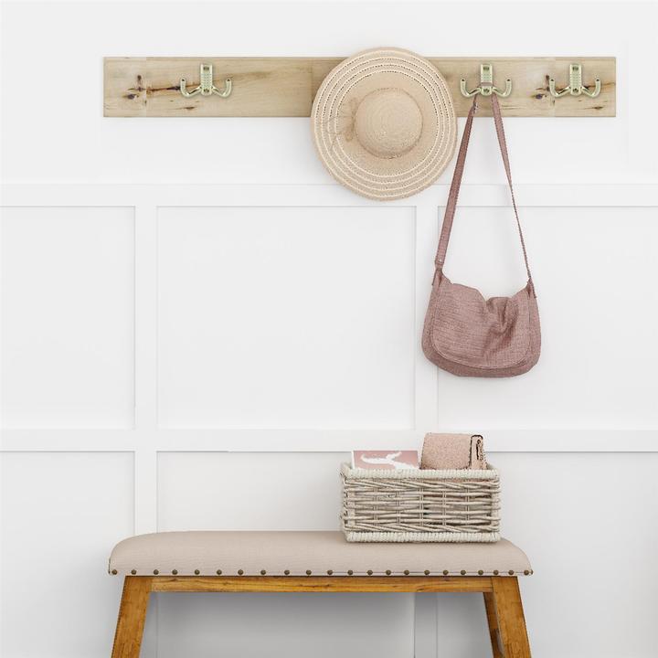 Actual product image Intirilife Double coat hook in gold