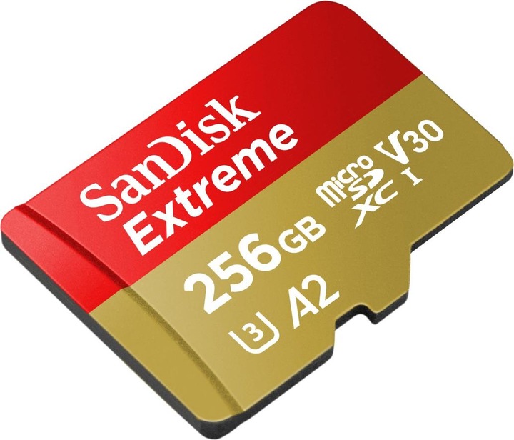 Image du produit SanDisk Extrême (256 Go, microSDXC, U3, UHS-I)