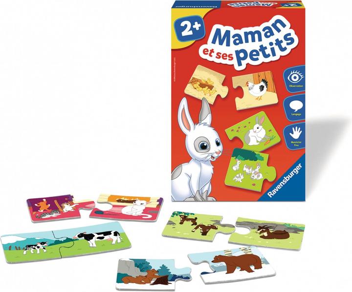 Immagine prodotto Ravensburger La mamma e i suoi piccoli (Francese)