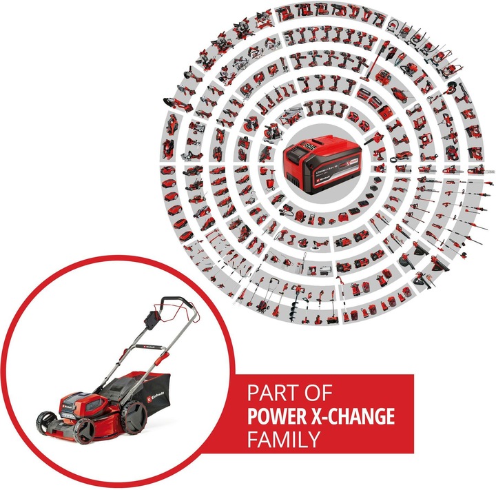Image du produit Einhell Tondeuse à gazon sans fil GP-CM 36/47 S Li BL (4 x 4.0Ah) (Fonctionnement sur batterie)
