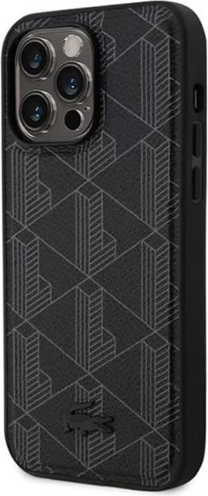 Produktbild Lacoste LCHMP15LPBSK iPhone 15 Pro 6.1" czarny/black hardcase Blend Monogram MagSafe (Apple iPhone 15 Pro)